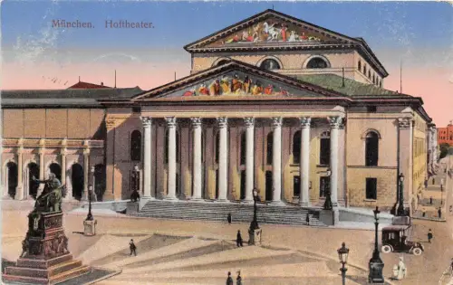 BF34553 munchen hoftheater germany front/back scan
