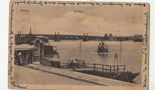 BF16809 Mainz am Rhein Schiff Deutschland Vorder-/Rückbild
