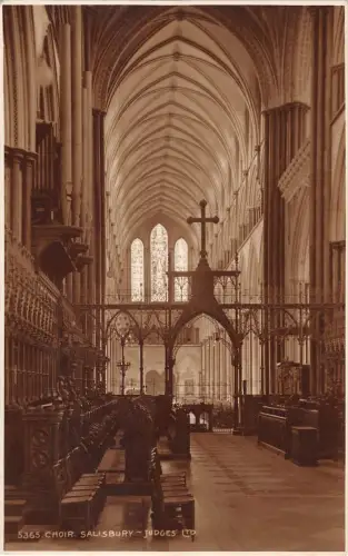 BR69355 das Kirchenschiff Salisbury UK Richter 5365 Echtfoto