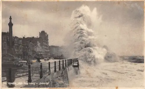 BR68372 raue See Hastings UK Richter 86 Echtfoto