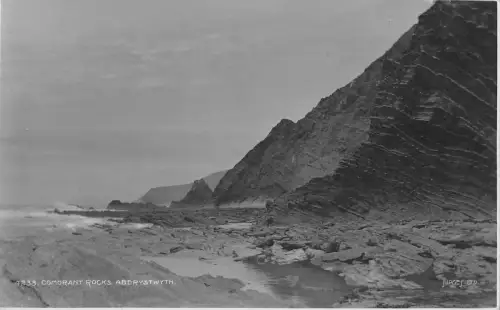 BR68734 Comorant Rocks Aberystwyth Wales Richter 4233 Echtfoto