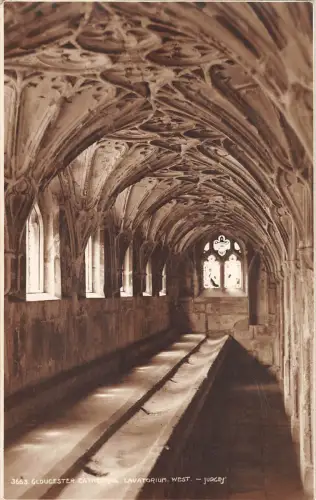 BR68930 Lavatorium West Gloucester Cathedral UK Richter 3663 Echtfoto
