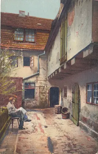 B79542 alt berlin hof an der fischerstr germany front/back image