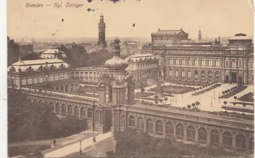 B79527 dresden kgl zwinger germany front/back image