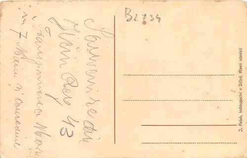 B2734 Tschechien Jicin Celvovy Pohled PPC e Front/Back Scan