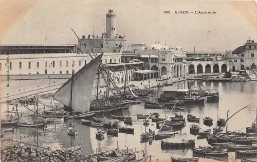 B4800 alger l amiraute algeria front/back scan