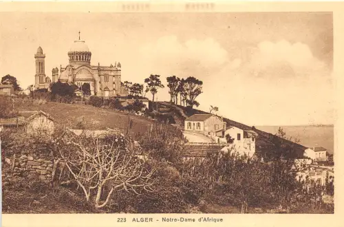 BF35614 notre dame d afrique algeria front/back scan