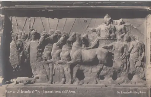 BF18536 roma jl trionfo di tito bassorilievo del sculpture art front/back image