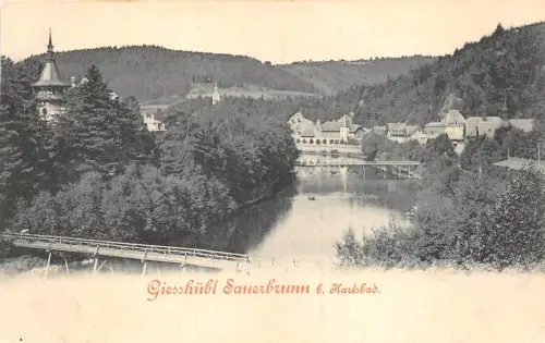 B2707 Tschechien Giessshubl Sauerbrunn Karlsbad PPC Front/Back Scan