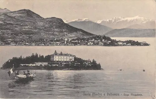BF34106 isola madre e pallanza lago maggiore italy front/back scan