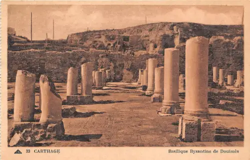 BF35627 Karthago Basilique Byzantine de Douimes Tunisia Front/Back Scan