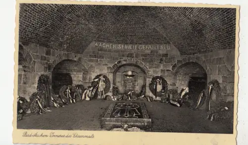 BF17247 bad aachen inneres des ehrenmals germany front/back image