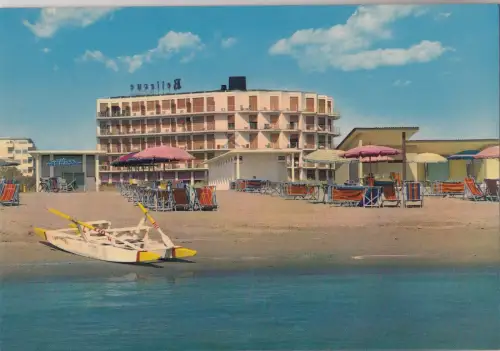 BF23614 hotel bellevue milano maritima italy front/back image