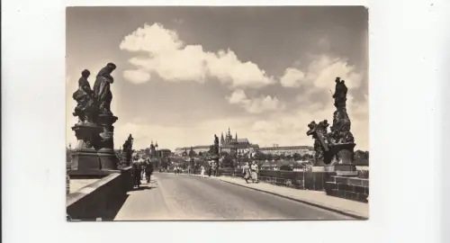 BF32941 praha karluv most a prazsky hrad czech republic front/back image