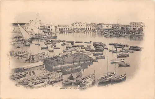 BF35860 Alger Algeria La Miraute Schiff Front/Back Scan