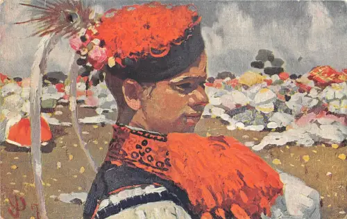 Lot273 Joza Uprka Die Wallfahrt nach St. Antonius Südmähren Tschechien