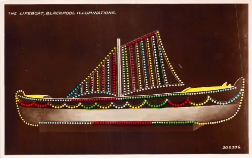 auk41022 Rettungsboot Blackpool Illuminations UK