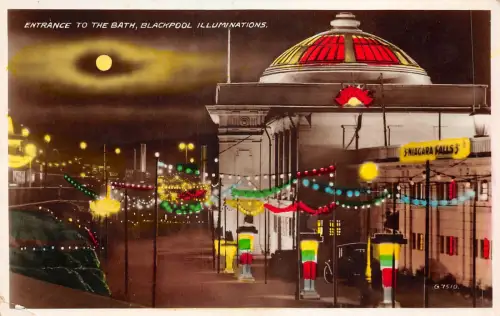 auk41024 Eingang zur Badewanne Blackpool Illuminations UK