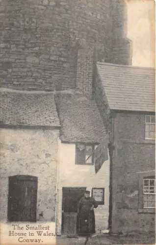 uk51078 kleinstes Haus in Wales Conway Echtfoto UK