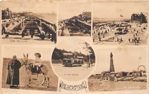 uk51162 blackpool echtfoto uk