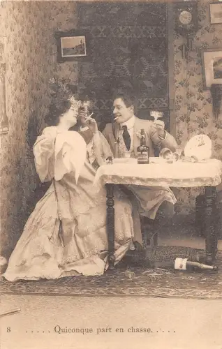 B9595 Nus Adultes Sexy Flirt Quiconque part en chasse 1900