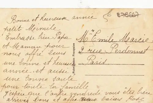 B78667 Katzen Chat Scan Vorder-/Rückseite Bild