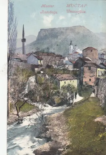 B79133 radoolja mostar bosnia scan front/back image