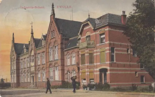 B80376 industrie schule zwolle niederlande vorder-/rückbild