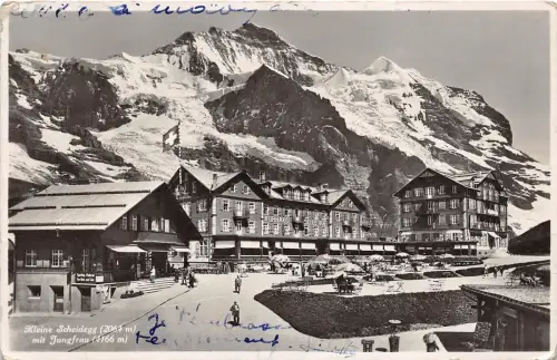 B82850 kleine scheldegg mit jungfrau switzeland front/back scan