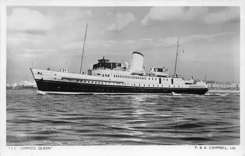 Lot339 Kaiserin Königin P und ein Campbell Schiff Echtfoto
