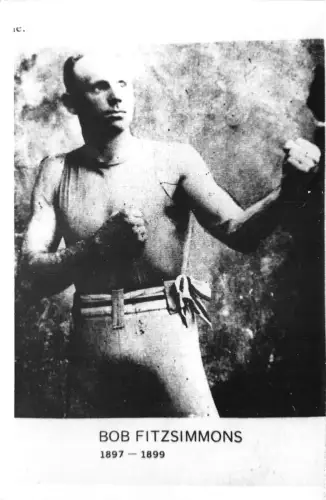 Lot338 Bob Fitzsimmons Box Sport Echtfoto Sozialgeschichte UK Boxen