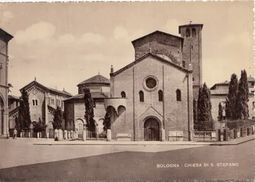 BF32867 bologna chiesa di s stefano italy front/back image