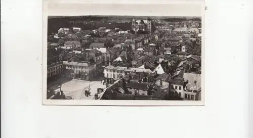 BF26447 chalons sur marne panorama vers la cathedrale france front/back image