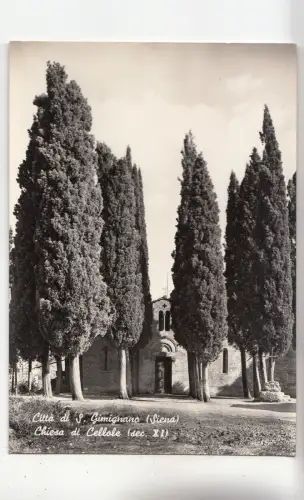 BF33021 chiesa di cellolo siena citta di s gimignano italy front/back image