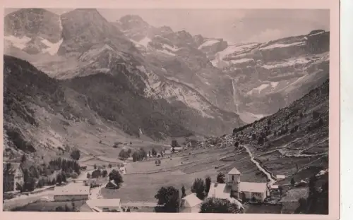 BF25969 gavarnie vue generale france front/back image