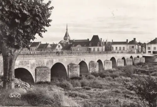 BF26357 selles sur cher l et c le pont les bords du cher france front/back image