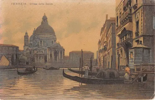 BF34104 venezia chiesa della salute italy front/back scan