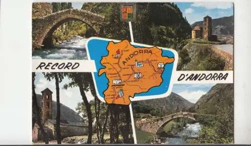 BF29310 pont romanic de sant antoni valls d andorra front/back image