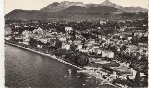 BF25846 evian les bains h s vue aerienne la plage france front/back image