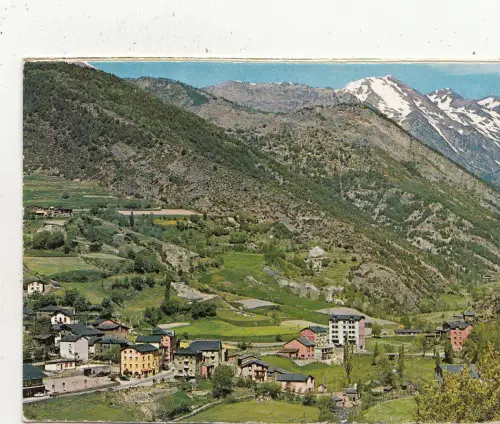 BF32983 la massana vista general valls d andorra 10x5cm front/back image