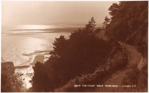 BR69143 the coast walk minehead uk richters 9409 real photo