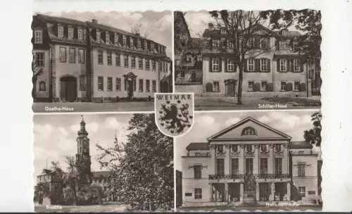 BF32910 weimar goethe haus germany multi views front/back image