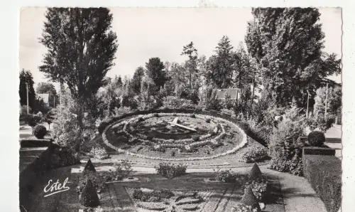 BF27580 olivet l horloge fleurie france front/back image