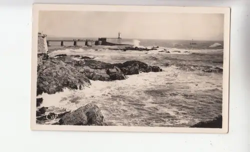 BF25827 les sables d olonne les rochers et la jetee de france front/back image