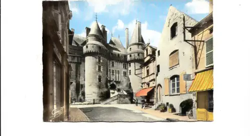 BF13041 le chateau et la maison langeais france front/back image