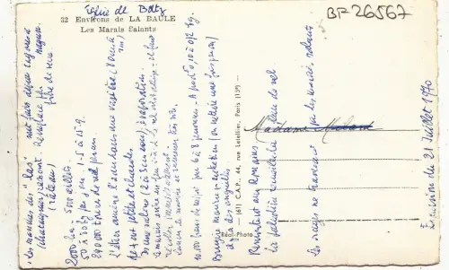 BF26567 la baule les marais salants france front/back image