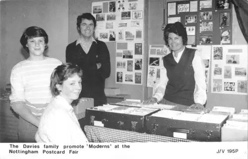 uk13792 davies family promotion moderns nottingham real photo uk