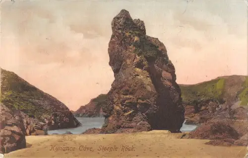uk30388 steeple rock kynance cove uk