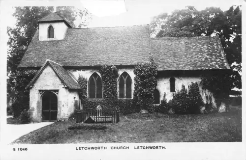 uk14713 letchworth church letchworth real photo uk