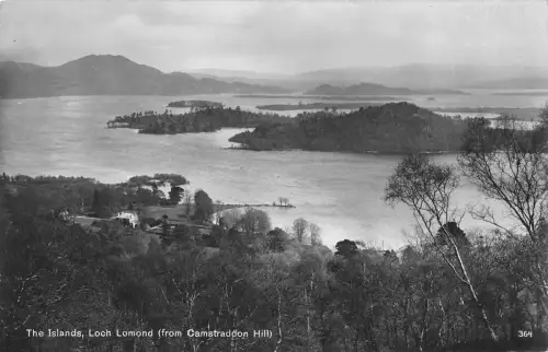 BR79214 the islands loch lomond camstraddon hill real photo uk